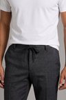 Bisse Füme Polyester Fermuarlı Jagger Spor Pantolon PNS25K25210_D57