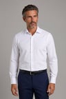 Bisse BeYaz Grubu Regular Fit Pamuk Cepsiz Klasik Uzun Yaka Gömlek GMKLS252203_D01