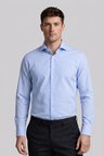 Bisse Mavi Regular Fit Cepsiz Açık Uzun Napoli Yaka Gömlek GMCZG261024_33