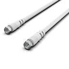 Inca Iuk-5m F Konnettörlü Hazır Uydu Anten 5M Beyaz Kablo