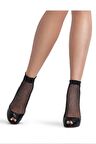 Penti Klasik File Desenli Socet Çorap Siyah