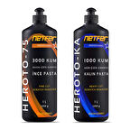 Netfer 2'li İnce Kalın Pasta Set - 2x1 L