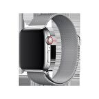 E2M APPLE WATCH 42-44MM KRD-01 METAL HASIR GÜMÜŞ KORDON