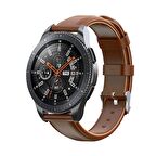 E2M SAMSUNG WATCH 46MM (22MM) KRD-10 DERİ KAHVEREN