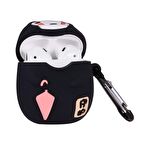 E2M AIRPODS 1-2 KILIF HAYALET SİYAH