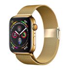 E2M Apple Watch Uyumlu 38-40-41MM KRD-31 METAL GOLD KORDO 