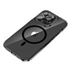 BİKAPAK MAGFIT IPHONE 15 PRO SİYAH KAPAK