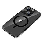 BİKAPAK MAGSLIM IPHONE 15 SİYAH KAPAK