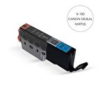 Orijinal CANON CLI 551 MAVİ KARTUŞ -Bitmeyen Kartuş Sistemine Uyumlu Delinmiş Şekilde