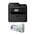 Canon I-Sensys MF237W Ethernet + Wi-Fi + Tarayıcı + Fotokopi + Faks TAM DOLU PLUSCOPY TONERLİ