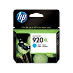 HP 920XL CD972A Yüksek Kapasite Mavi Orjinal Mürekkep Kartuşu , HP Officejet 6000 / 6500 / 6500A / 7