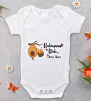 BK Kids İsimli Babasının Balı Tasarımlı Bebek Body Zıbın - Model 1