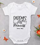 BK Kids İsimli Daddy's Little Princess Tasarımlı Bebek Body Zıbın - Model 1