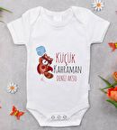 BK Kids İsimli Küçük Kahraman Tasarımlı Bebek Body Zıbın - Model 1