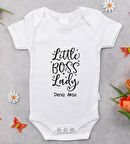 BK Kids İsimli Little Boss Lady Tasarımlı Bebek Body Zıbın - Model 1