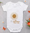 BK Kids İsimli My Sunshine Tasarımlı Bebek Body Zıbın - Model 1