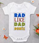 BK Kids İsimli Rad Like Dad Tasarımlı Bebek Body Zıbın - Model 1
