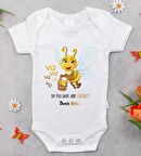 BK Kids İsimli Sevimli Arı Tasarımlı Bebek Body Zıbın - Model 1