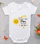 BK Kids İsimli Sıkıntı Yok Dayım Halleder Tasarımlı Bebek Body Zıbın - Model 1