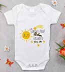 BK Kids İsimli Sıkıntı Yok Halam Halleder Tasarımlı Bebek Body Zıbın - Model 1