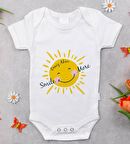 BK Kids İsimli Smile More Tasarımlı Bebek Body Zıbın - Model 1
