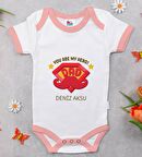 BK Kids Kişiye Özel Pembe Bebek Body Zıbın - Model 16