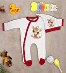 BK Kids Kişiye Özel Bebek Kıyafeti, Bebek Giyim Hediyesi, Tulum Zıbın ve Kukuletalı Şapka Seti-5