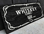 BK Gift Kişiye Özel Kabartma Tasarım Siyah(Ebony) Ahşap Bar Tabelası, Home Bar Tabela, Rustik Ev Dekorasyonu, Duvar Dekoru-10