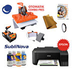 Süblimasyon Combo Transfer Baskı Seti