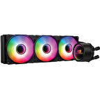 PowerBoost ALPHA 360B ARGB Fanlı 360mm (LGA1700-AM4-AM5) Uyumlu Sıvı Soğutma Sistemi (Siyah)