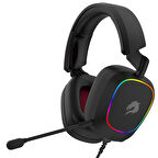 GameBooster H23B Nemesis RGB USB 7.1 Siyah Profesyonel Gaming Kulaklık