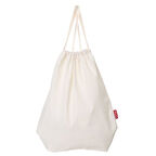 Baghashtag Baskısız Ham Bez Büzgülü Sırt Bez Çantası