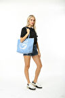 Baghashtag Summer Beach Bag Plaj Çantası Mavi