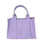 Baghashtag Lila Deri Mini Tote Çanta