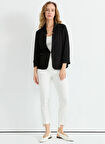 Selen Standart Siyah Kadın Ceket 25YSL1465