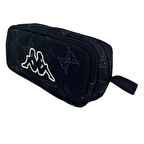 KAPPA KALEM ÇANTASI 1965 SİYAH ÇİFT BÖLMELİ