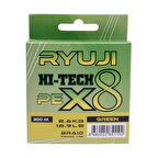 Ryuji Hi-Tech x8 Green İp Misina 300mt GREEN-0,21 MM