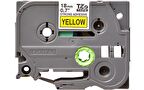 Tonersepeti Brother TZe-S641 18mm Sarı üzerine Siyah Laminasyonlu Ekstra Güçlü Orjinal Etiket