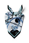 Y45 KADIN GEOMETRİK DESENLİ BANDANA (DG9864)