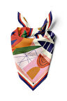 Vissona Geometrik Desenli Bandana