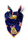 Vissona Peace Desenli İpek Bandana