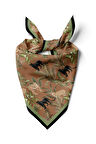 H35 Modabutik Kaplan Desenli Bandana