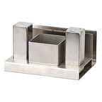 Kare 4'lü Tuzluk-Şekerlik Takımı