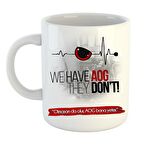 AOG Logo Baskılı Porselen Kupa Bardak #4