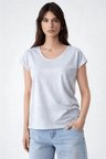 Fashion Friends Kadın Simli Bluz 26Y0202K1