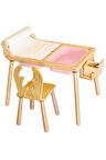 Rulo Aparatlı Duyusal Etkinlik Masası + 1 Sandalye