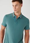 Mavi Yeşil Polo Tişört 065920-30708