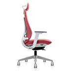 xDrive XD-1013 Fileli Başlıklı Çalışma Koltuğu Pembe