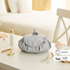 Fonksiyonel Su İtici Leke Tutmaz Kumaş Düzenleyici Seyahat Tipi Makyaj Çantası Ø 50 cm