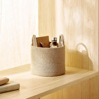 Ocean Home Textile Jüt Halat Sepet 26 x 22 cm